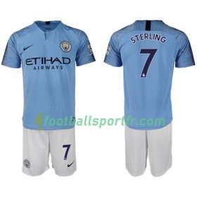 Tenue Manchester City STERLING 7 Enfant Domicile 2018-2019 Maillot de Foot